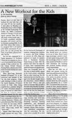 Tear Sheet about Kung Fu Kids program